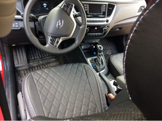 Авточехлы на Hyundai Solaris 2 Авточехлы на Hyundai Solaris 2