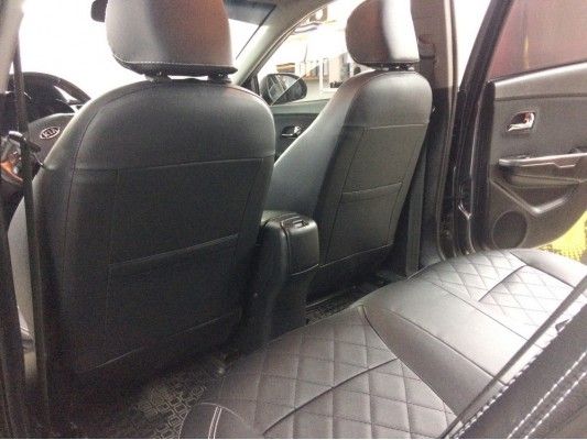 Каркасные авточехлы на KIA Rio 3