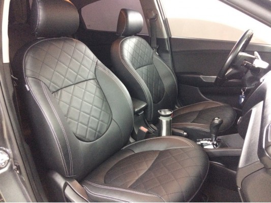 Каркасные авточехлы на KIA Rio 3